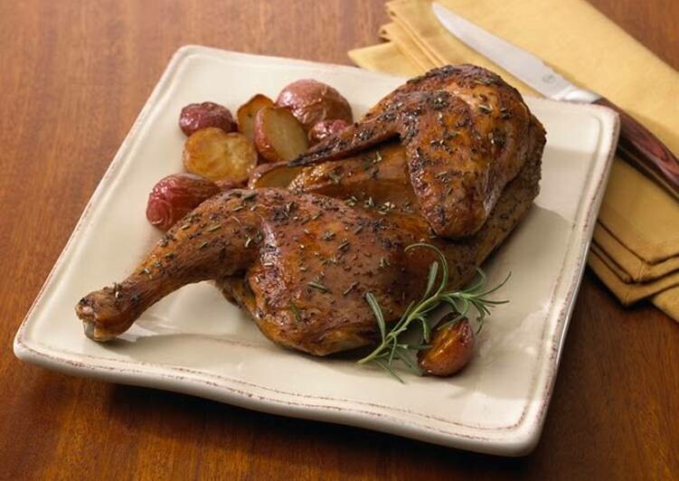 Roasted Half Chicken Dinner