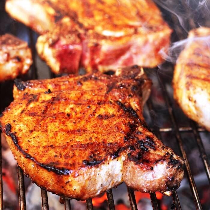 BBQ Grilled Pork Chop