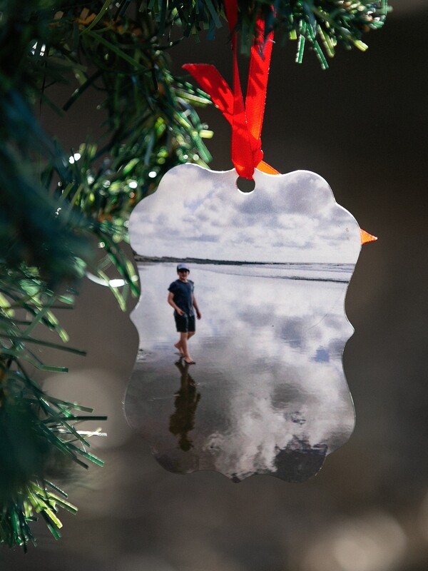 Double sided Photo Ornament Benelux Style Vertical