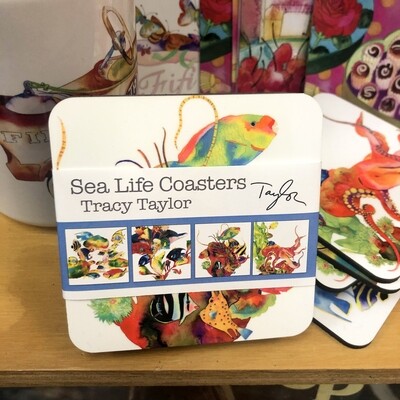 Tracy Taylor Sea Life Coaster Set