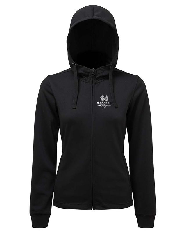 Women's Spun Dyed Full-Zip Hooded Sweatshirt