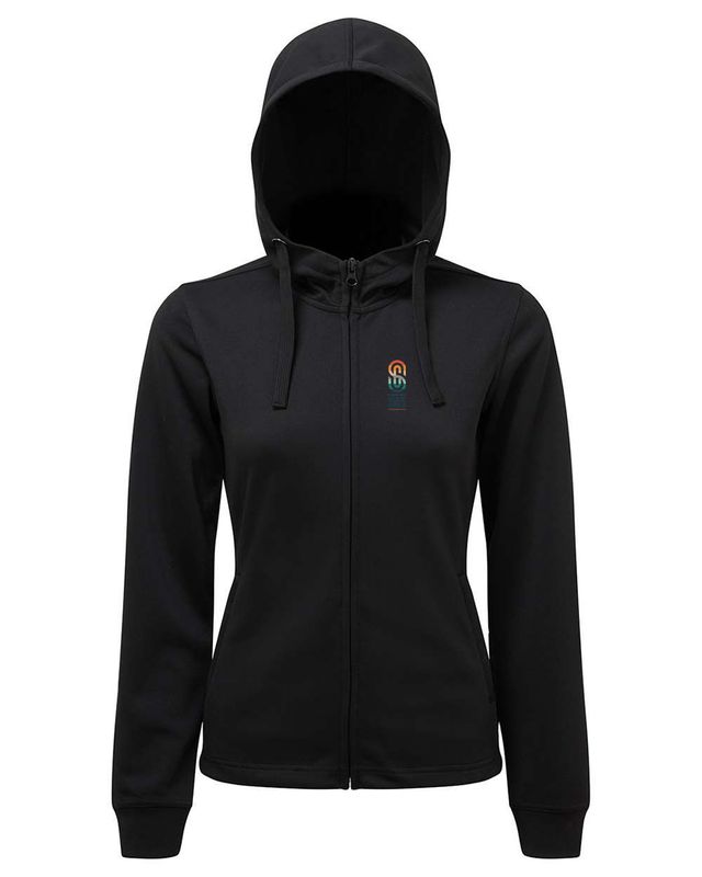 Women's Spun Dyed Full-Zip Hooded Sweatshirt