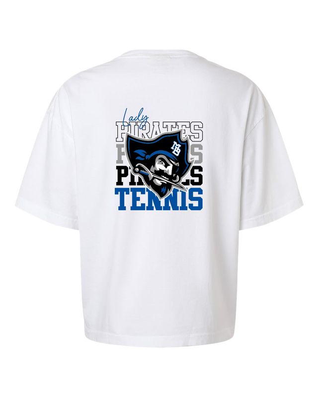 Lady Pirates Heavyweight Boxy T-Shirt White