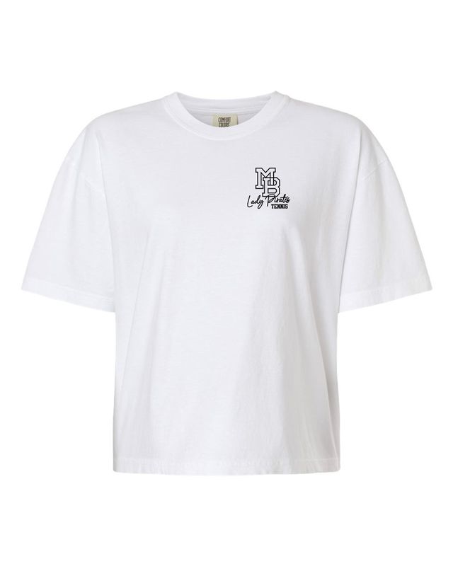 Lady Pirates Heavyweight Boxy T-Shirt White