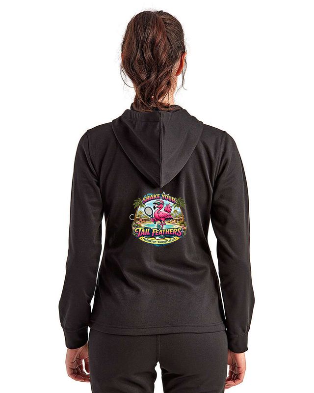 Women's Spun Dyed Full-Zip Hooded Sweatshirt