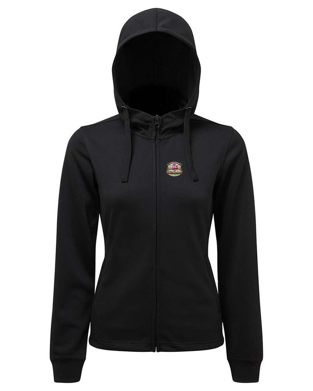 Women's Spun Dyed Full-Zip Hooded Sweatshirt