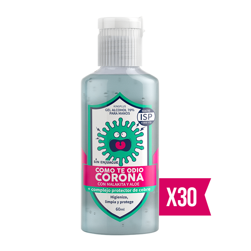 Gel antibacterial con malaquita y aloe 60 ml Gel antibacterial con malaquita y aloe 60 ml