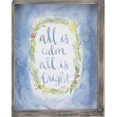 All Is Calm Watercolor 