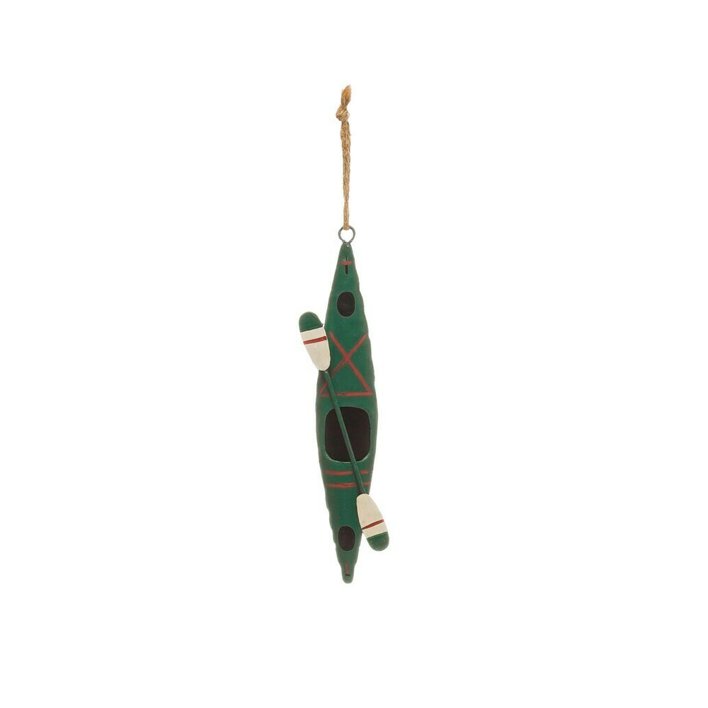 Metal Kayak Ornament 6&quot;