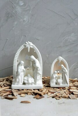 Ceramic nativity scene