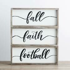 Faith Fall and Football/ Merry and Bright Frame Set