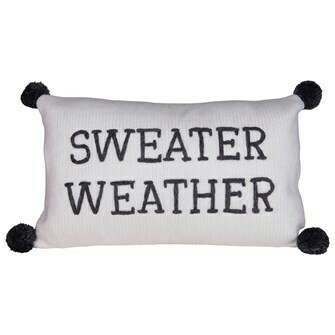 Sweater Weather Knit Pillow 