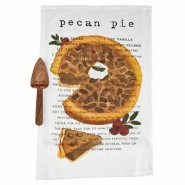 Pecan Pie Recipe Towel Set