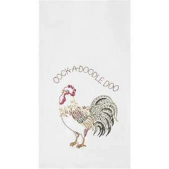 Cock a Doodle Doo Tea Towel 