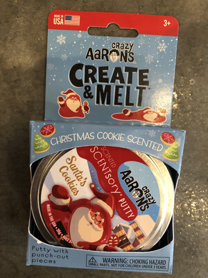 Create &amp; Melt Christmas cookie putty