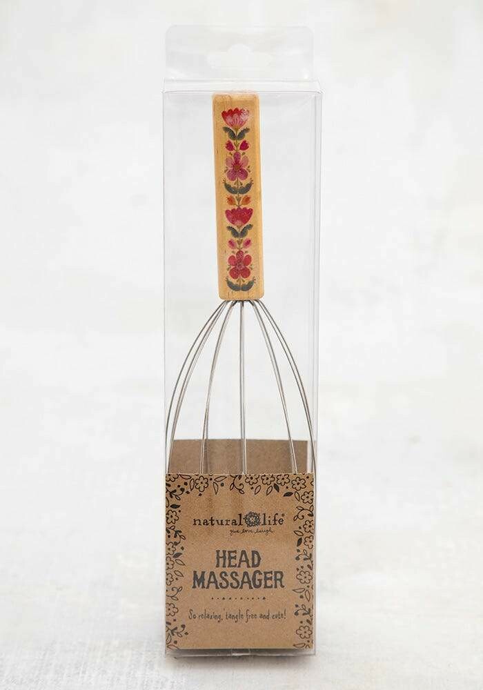 Head Massager- Folk Flowers