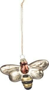 Glass Bee Ornament