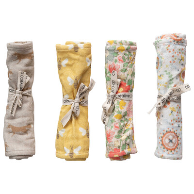 Cotton Burp Cloth- 4 styles 