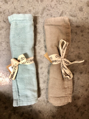 Solid Burp Cloths