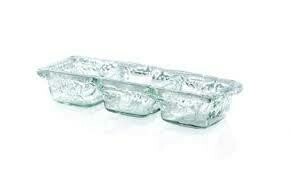 Rustic Three Compartment Dish 