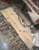 wooden trough light fixture