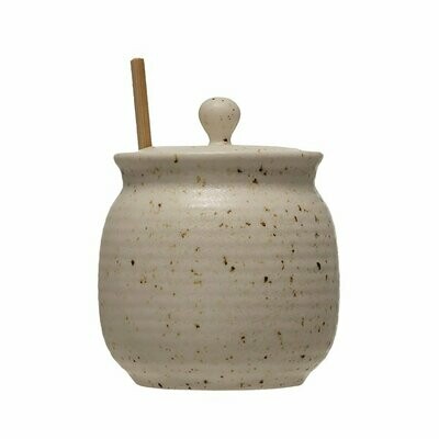 Stoneware Honey Dipper 