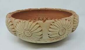 8&quot; Round Clay Bowl