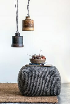 New Zealand Wool Ottoman