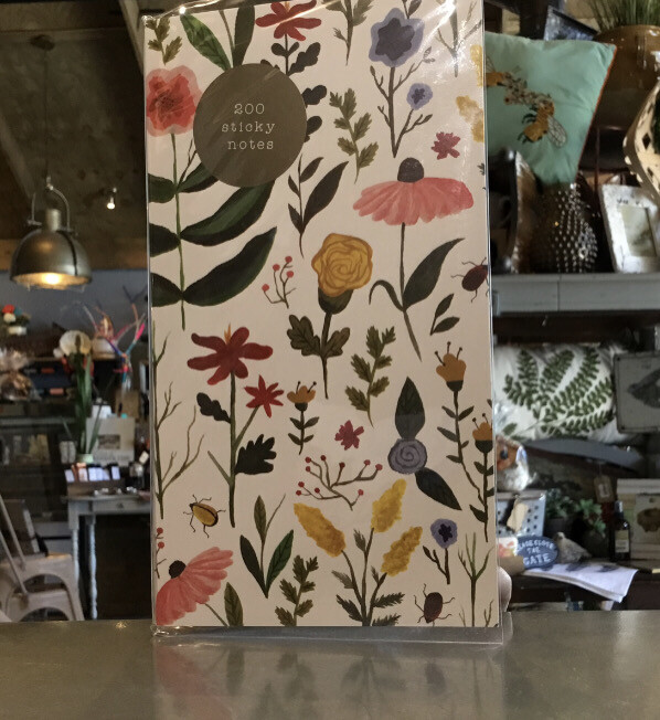 200 sticky notes flowers 