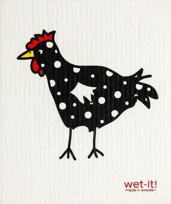 Wet It - Black Polka Chicken 