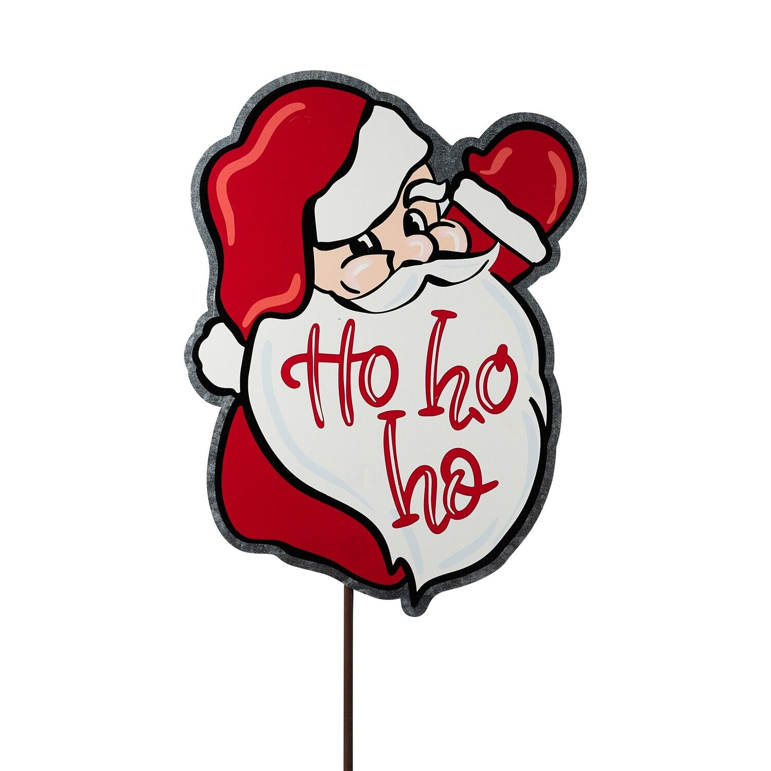 Ho Ho Garden Santa Stake 