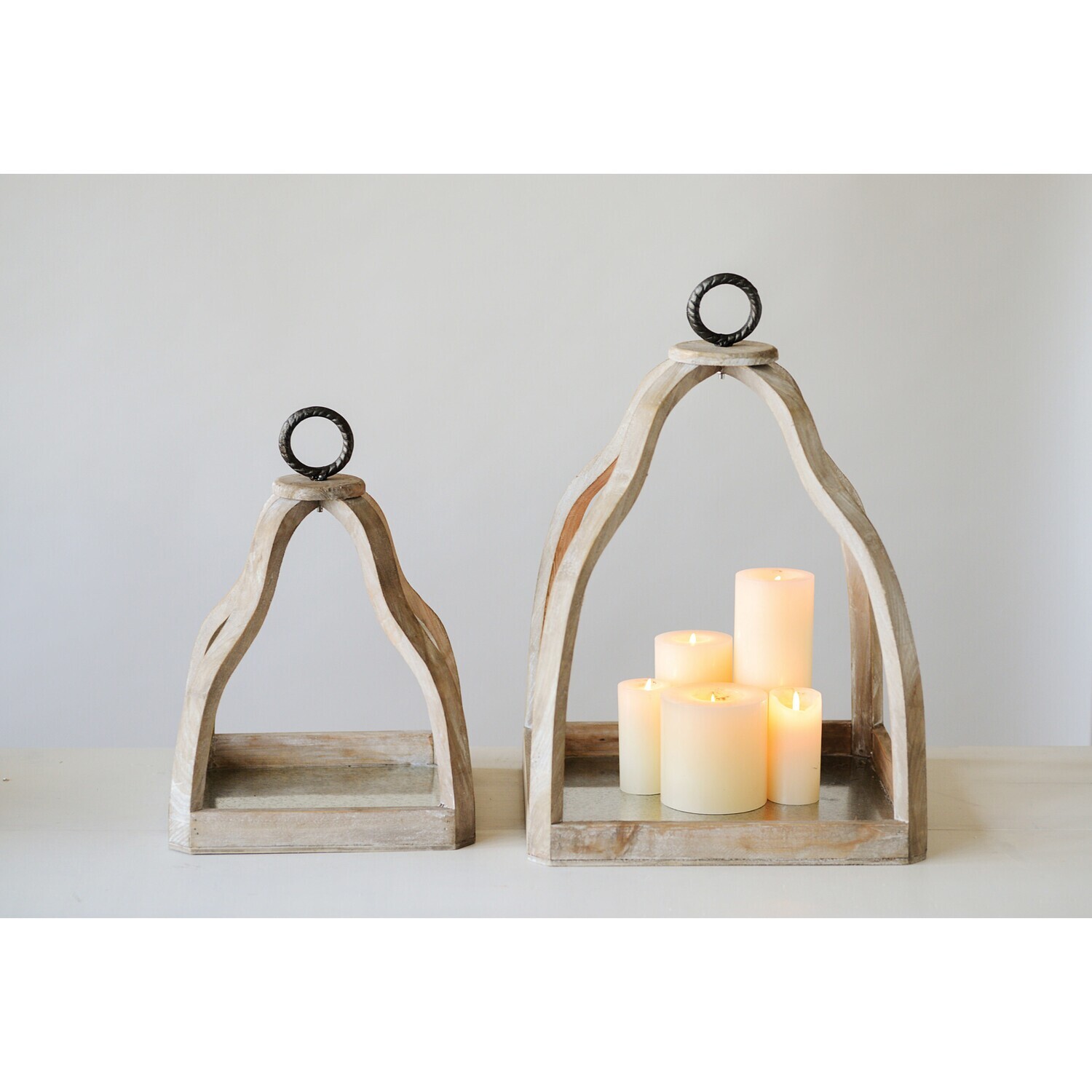 Large Wooden Hanging Holder