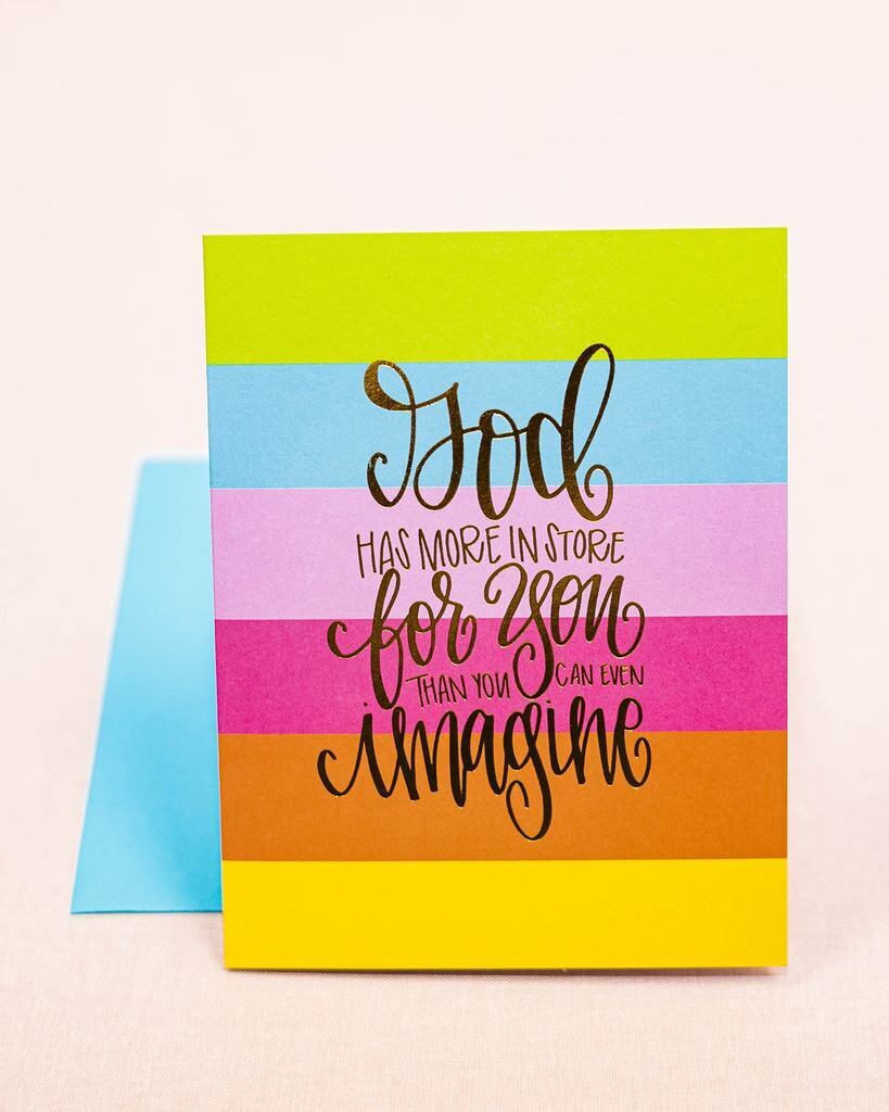 Card- God Has More In Store 