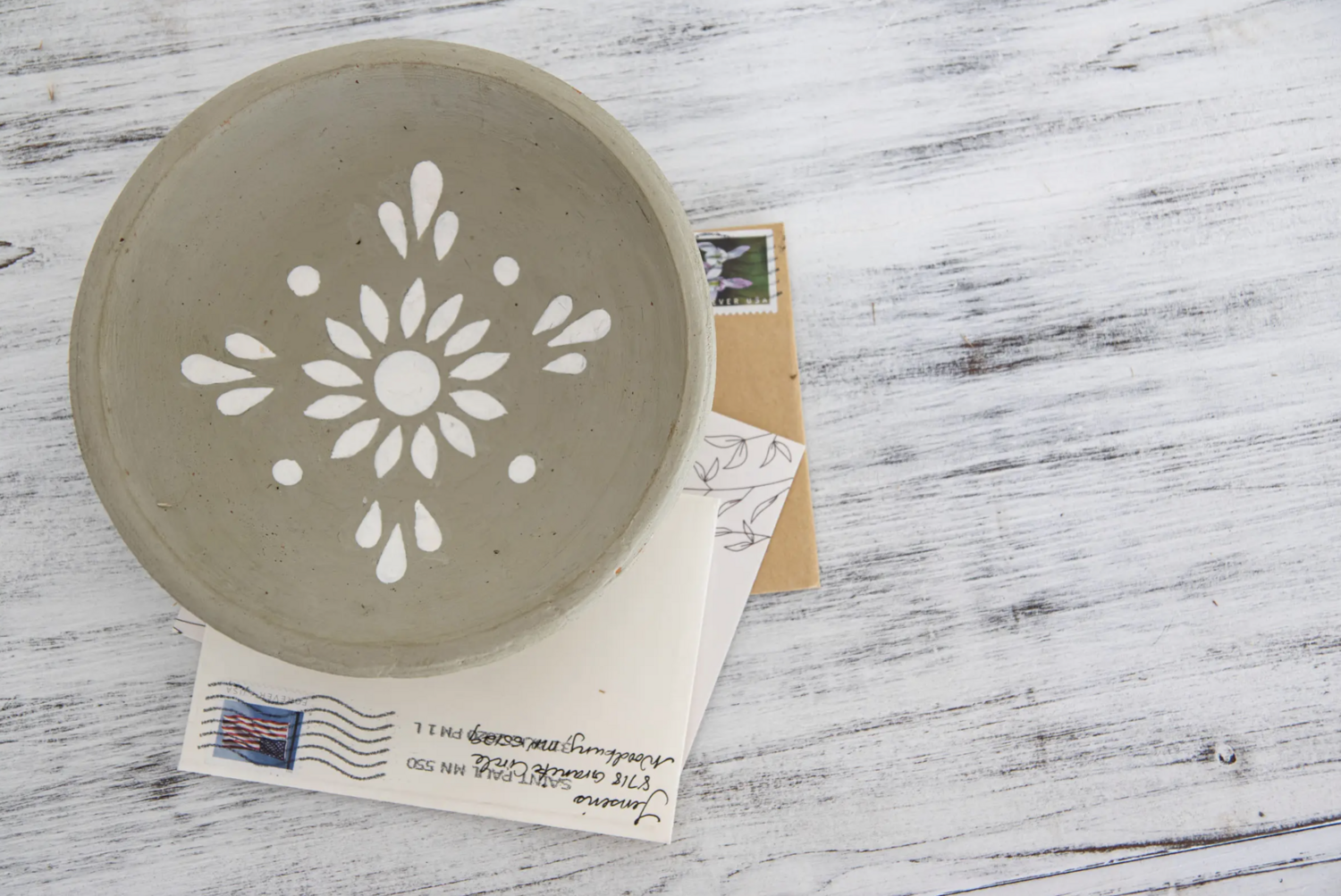 Grey Terracotta Tray