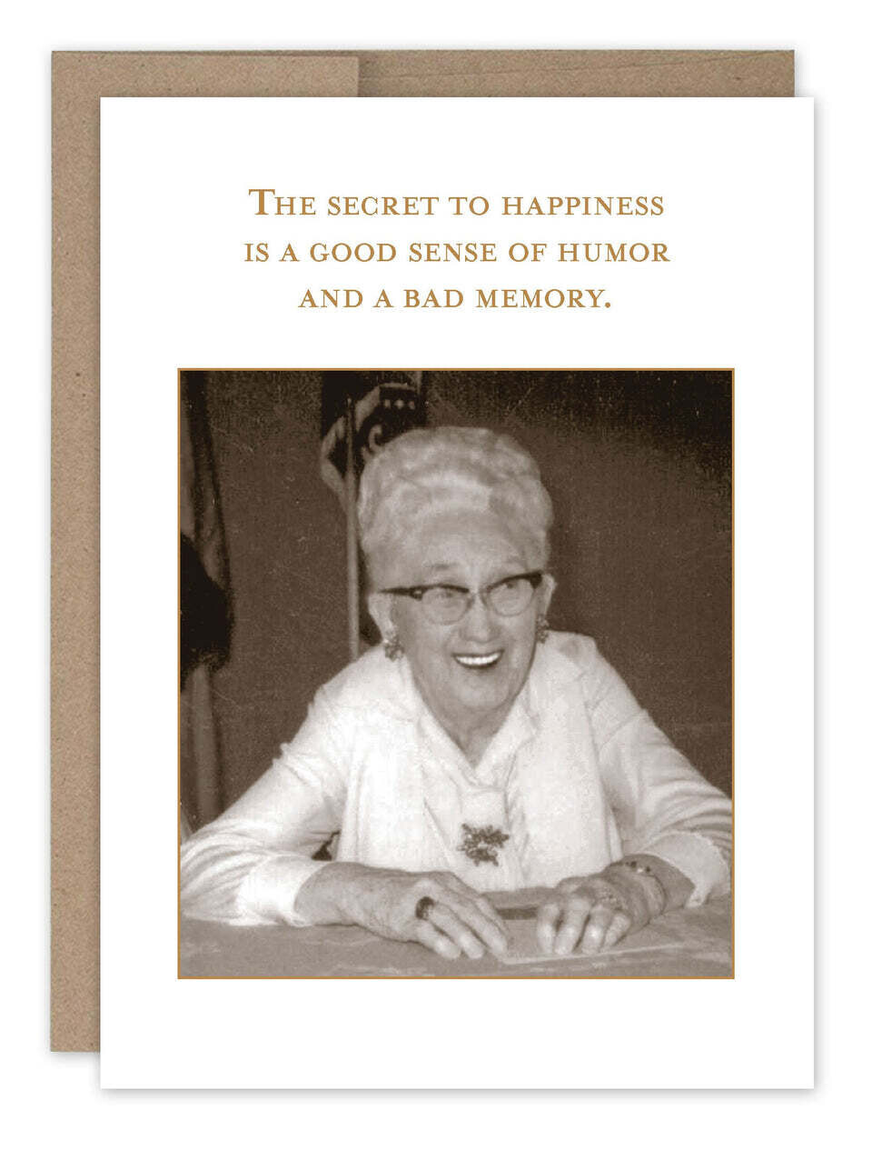 Secret to Happiness Birthday Card