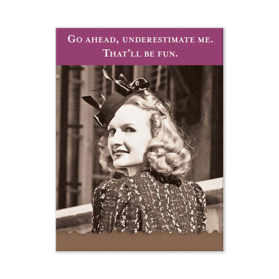 Underestimate Me Notepad