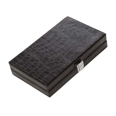 Dominos set in leather case