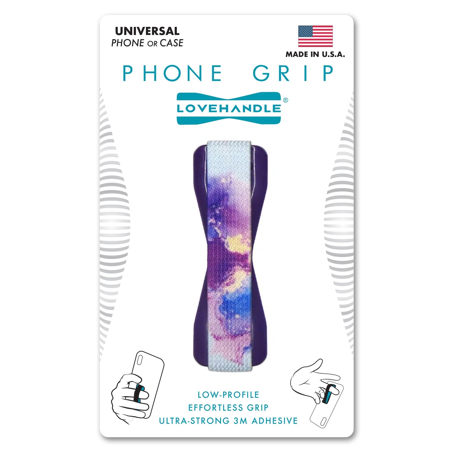 IPhone Grip- Midnight Dreams Marble