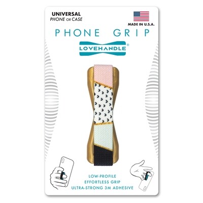 IPhone Grip- Color Block Kaleidoscope