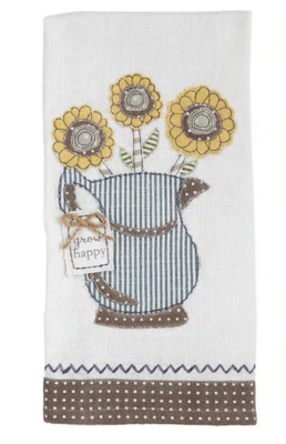 Grow Happy Tea Towel