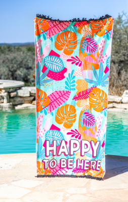 Happy To be Here Towel