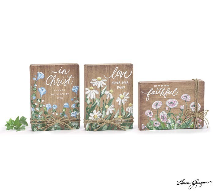 Floral Shelf Sitters