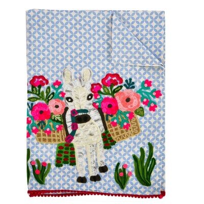 Donkey and Cactus Tea Towel