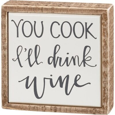 You Cook I&#39;ll Drink Wine Box