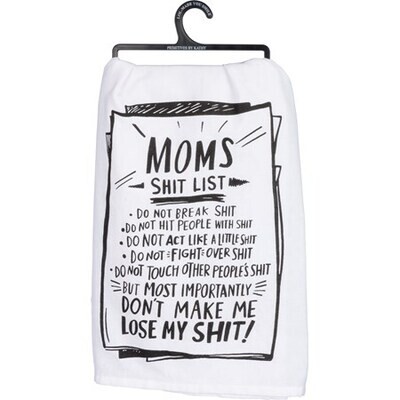Mom's List Tea Towel