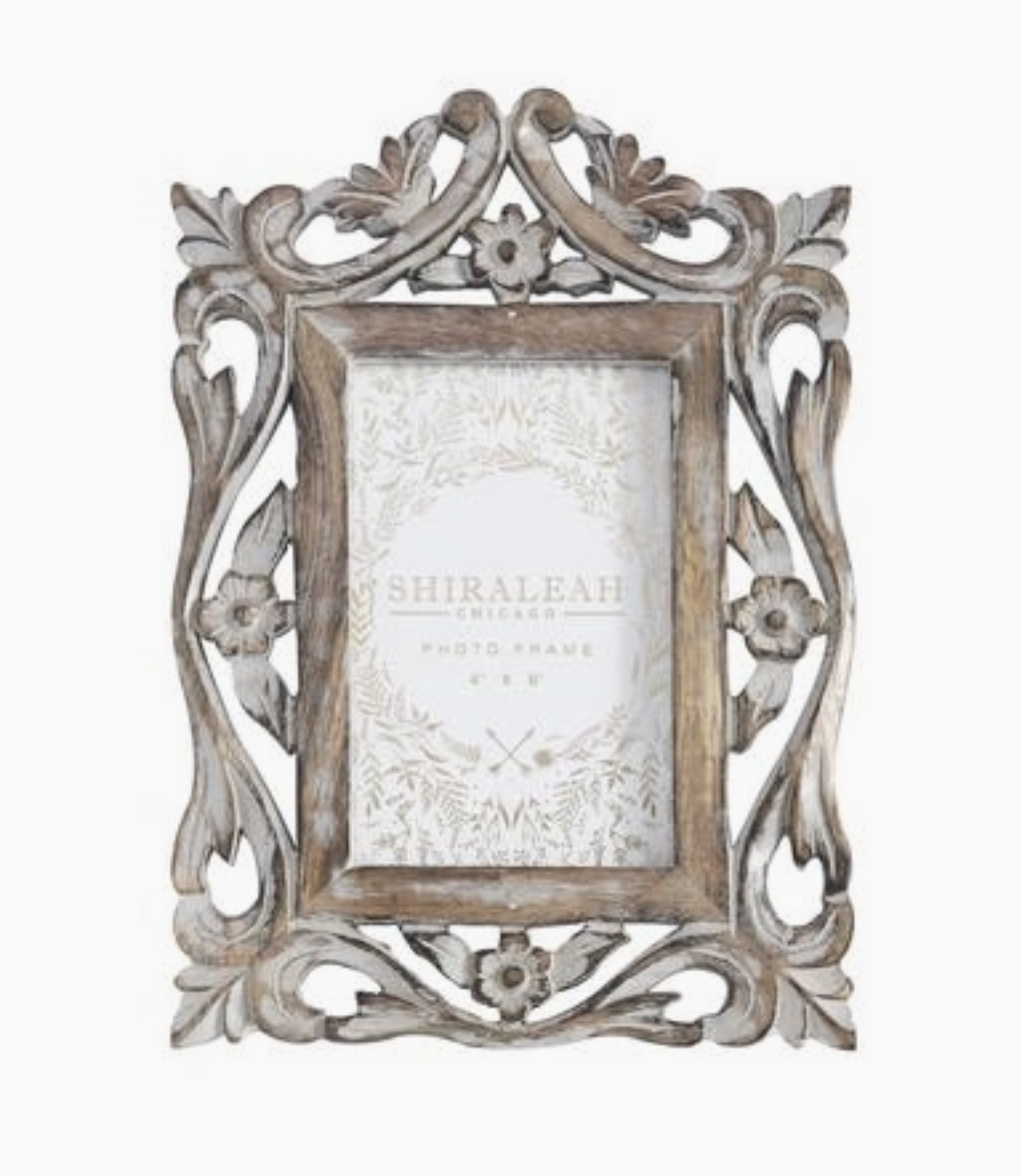 Grey Distressed Wood 4x6 Frame 