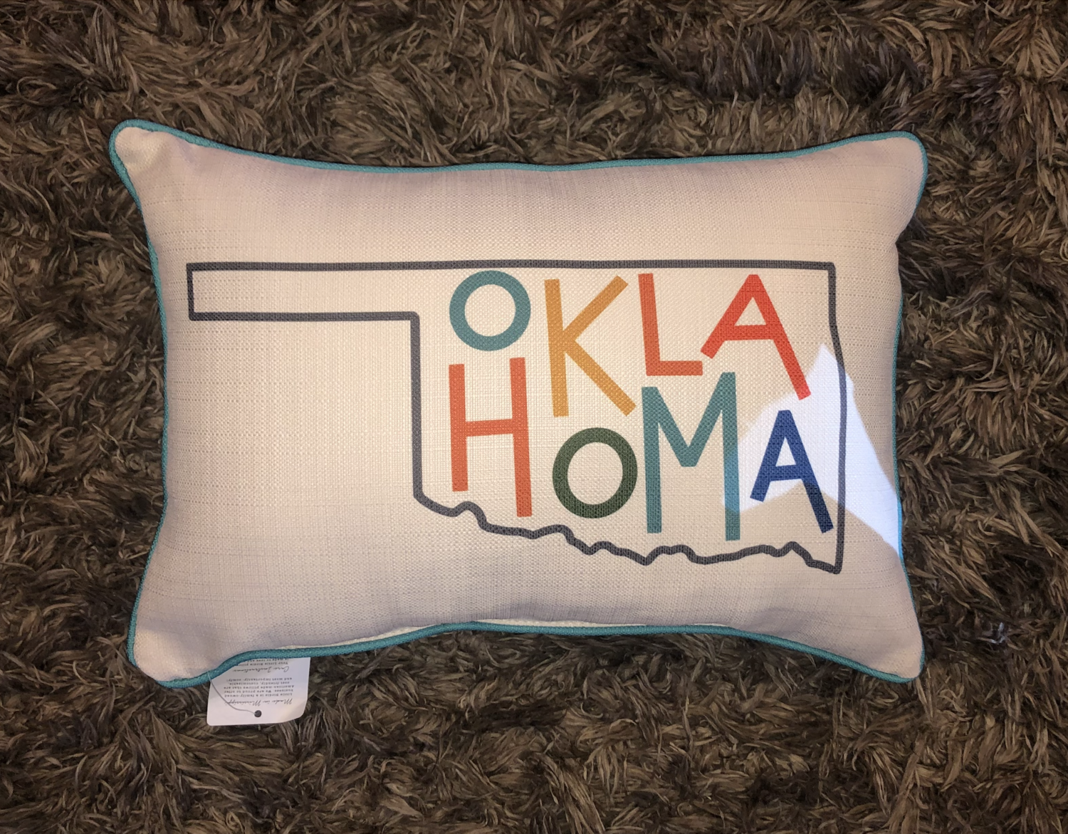 Oklahoma Multi-Color Pillow