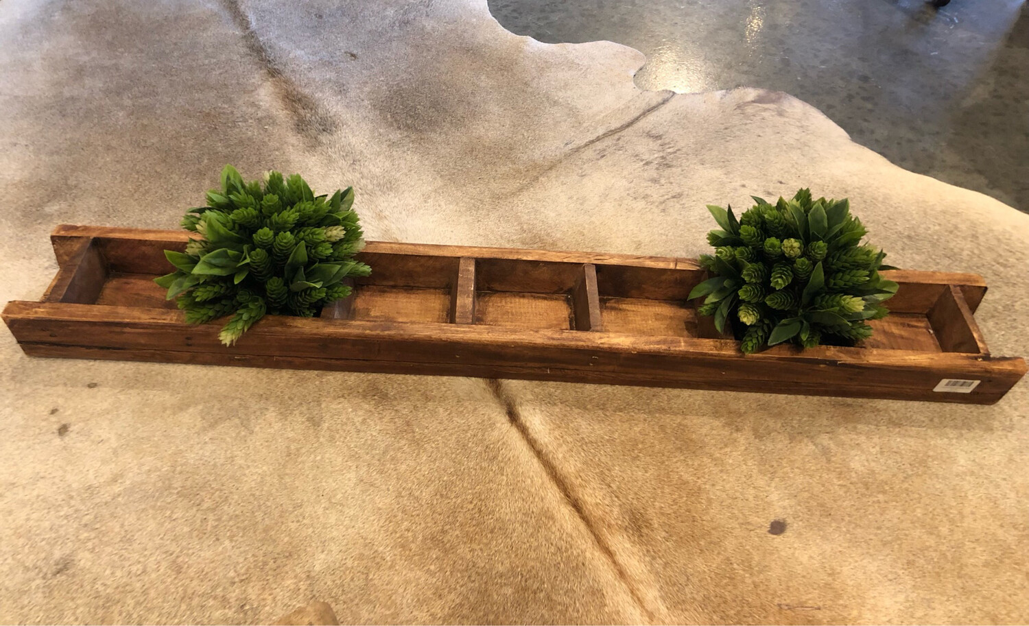 Divided Wood Display Tray