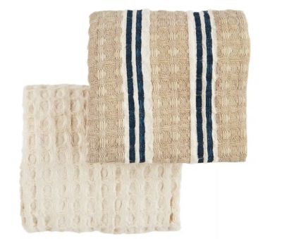 Taupe Waffle Towel Set