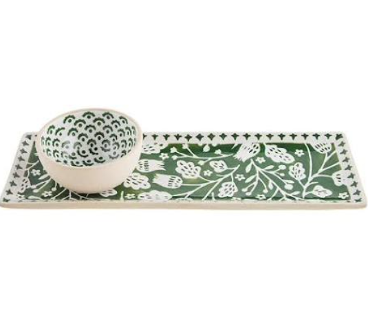 Green Indigo Dip Set